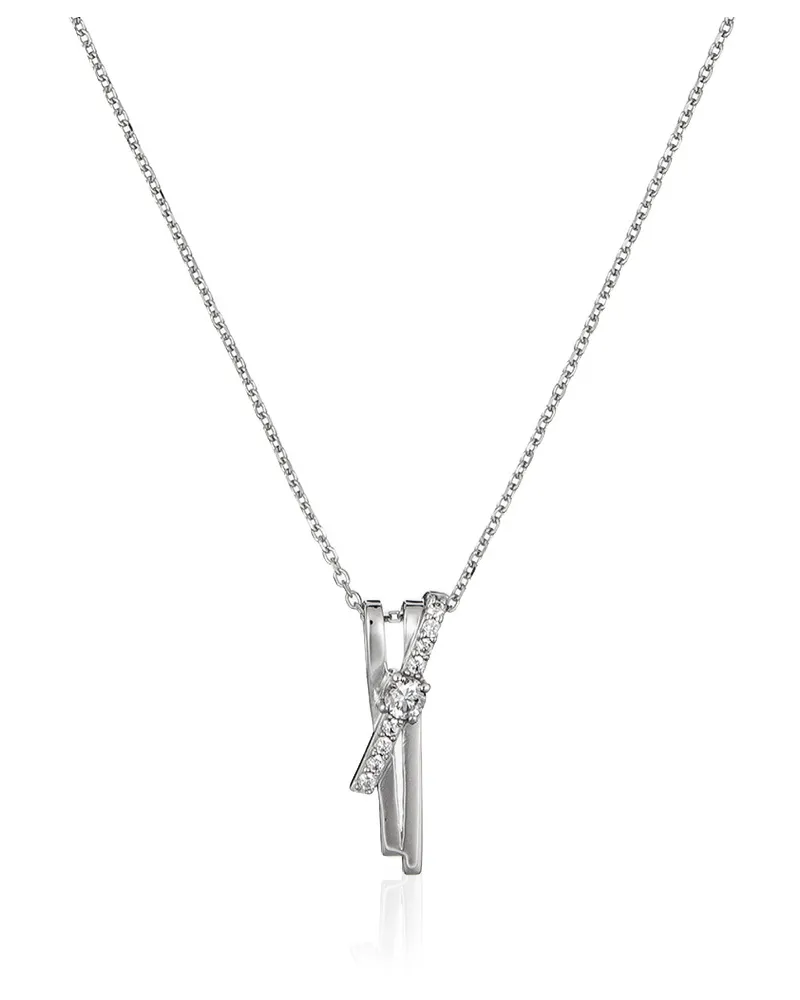 Orphelia Damen-Kette aus 925er Sterlingsilber mit Anhänger – Silber ZH-4765 Silber