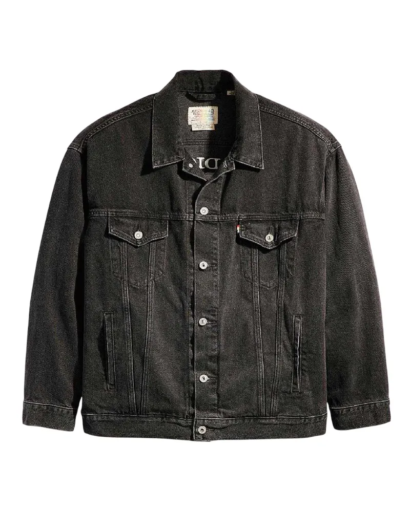 Levi's Liberation" Truckerjacke für Herren, Denim (Schwarz Schwarz