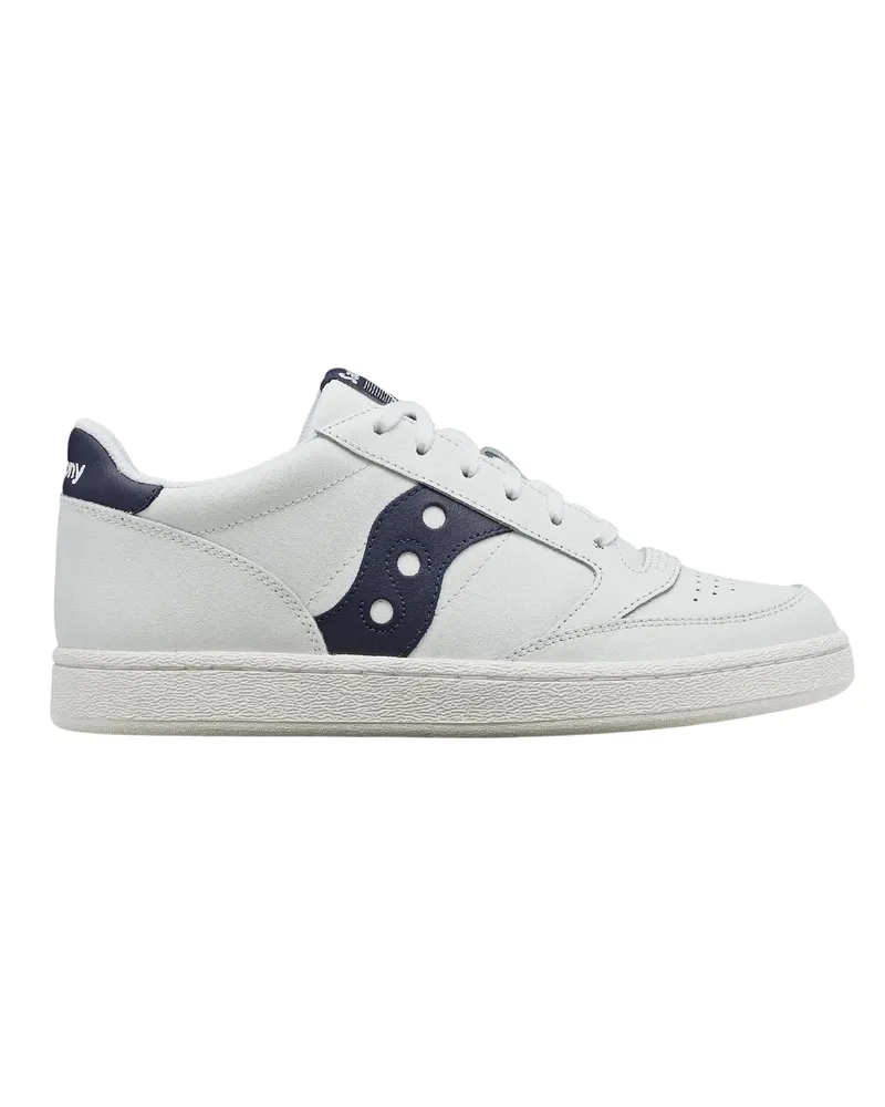Saucony Jazz" Sneaker für Damen, Leder, Cupsohle (Weiß/Marine Weiß