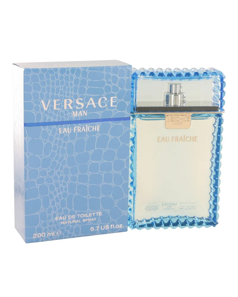 Versace Man Eau Fraîche Eau de Toilette Spray (Blau) von Versace 200 ml Mehrfarbig