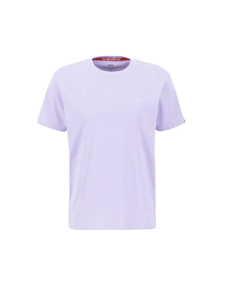 Alpha Industries Embroidery T-Shirt Unisex Violett