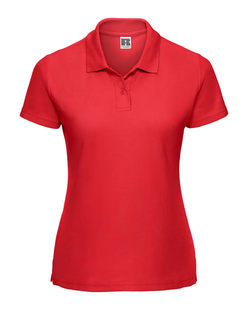 Russell Athletic Russell - "Classic" Poloshirt für Damen (Leuchtend Rot Rot