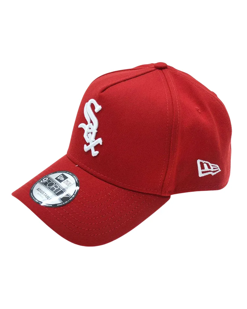 New Era Baseball-Mütze für Herren/Damen Unisex (Rot/Weiß Rot