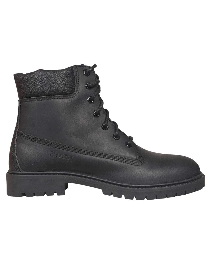 Firetrap Tam" Stiefel für Herren, Leder (Schwarz Schwarz