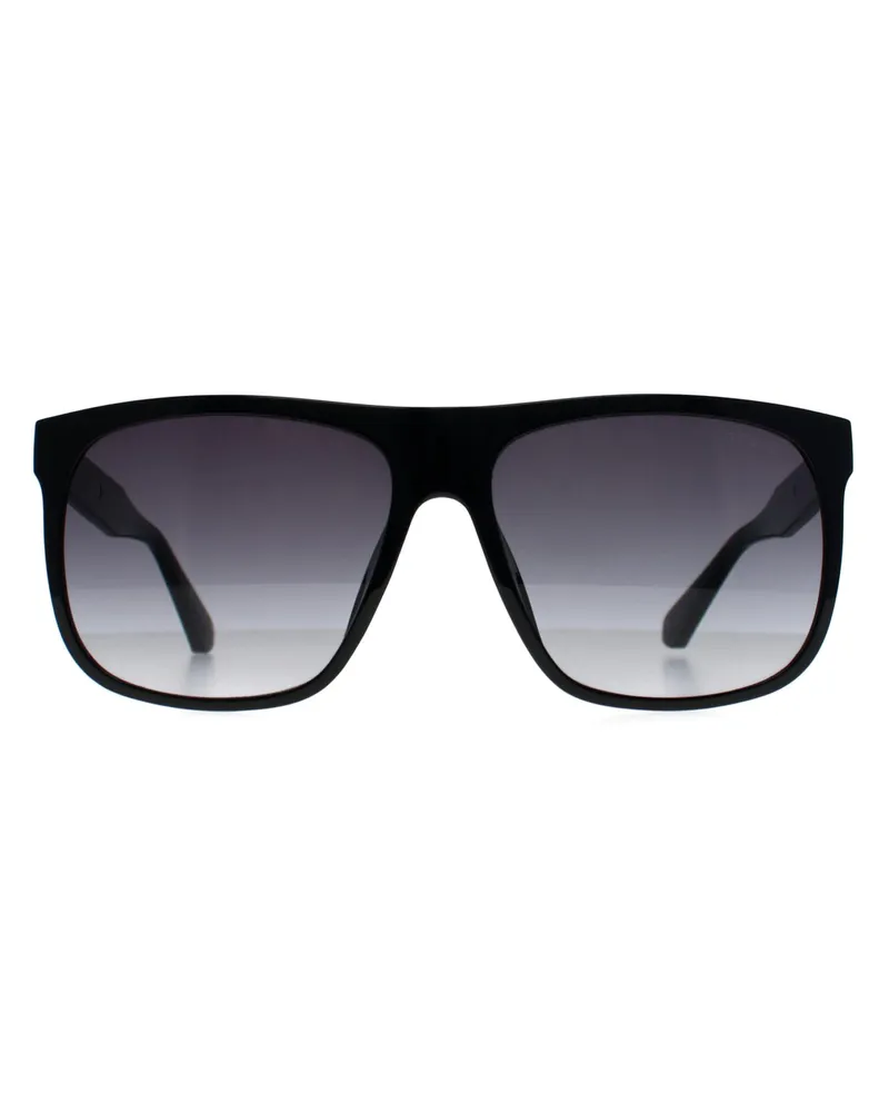 Guess Quadratisches Herren Shiny Schwarz Grau Gradient GF5072 Schwarz