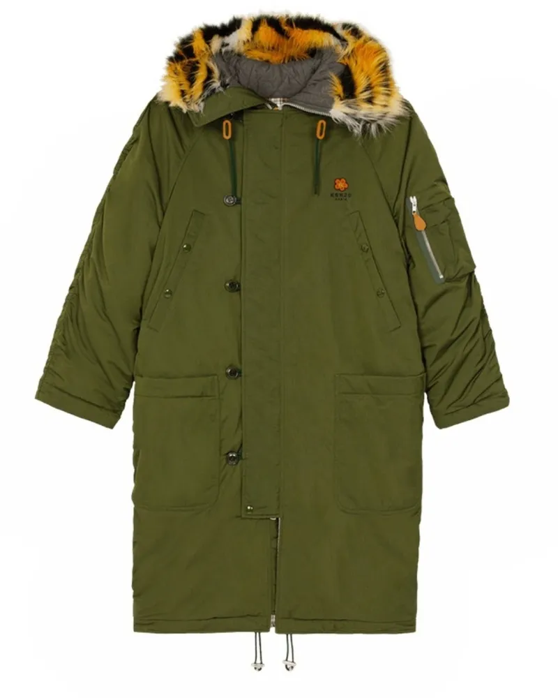 Kenzo gewatteter Parka - Grün Grün