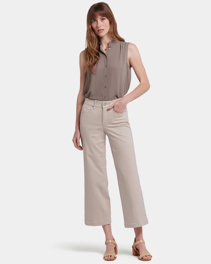 NYDJ not your daughter's Jeans  Waist-Match™ Teresa Jeans, weiter Bein, knöchellang - Beige Beige