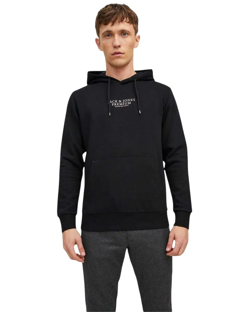 Jack & Jones Jack And Jones - "Bluarchie" Kapuzenpullover für Herren, Langärmlig (Schwarz Schwarz