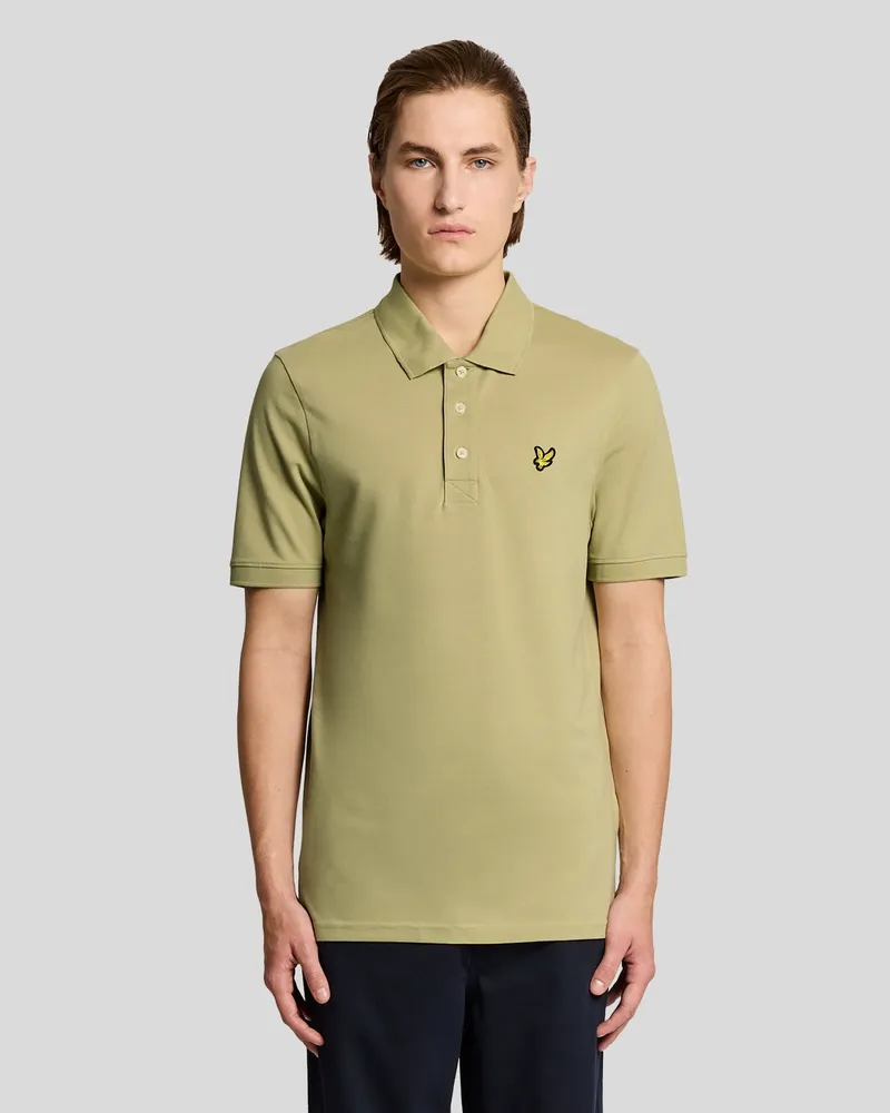 Lyle & Scott Baumwoll-Polohemd Grün