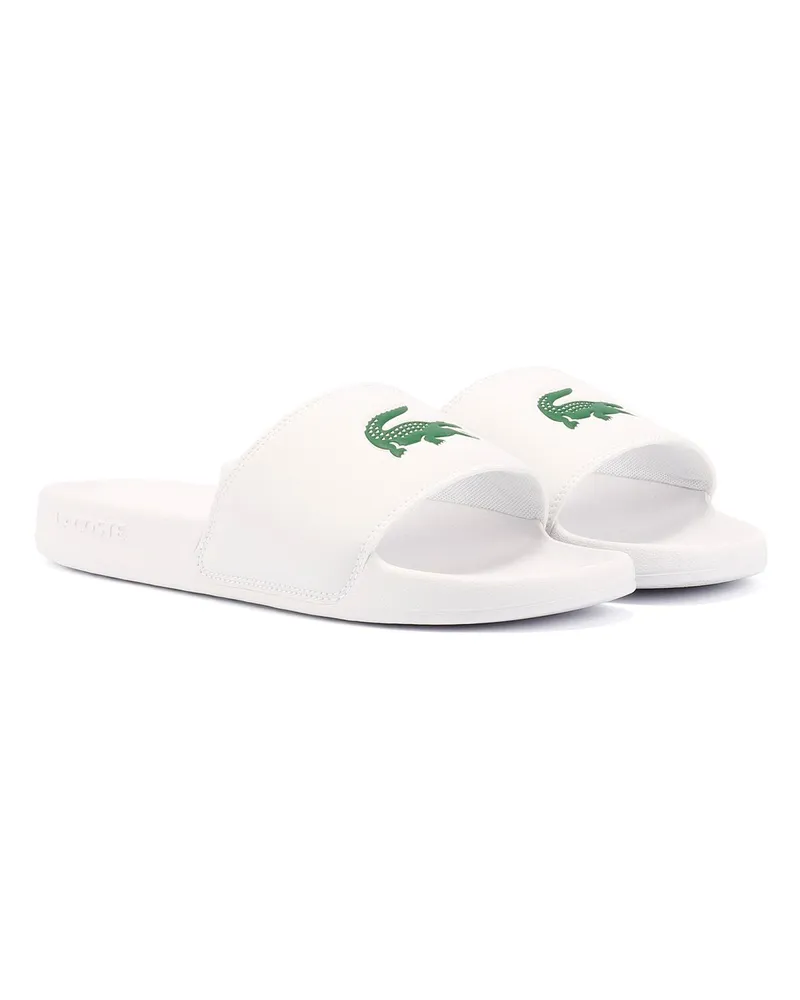 Lacoste Serve Slide 0.0 Herren Weiße Slides Weiß