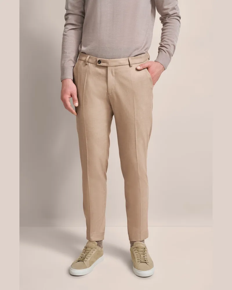 Bugatti Herren Freizeithose mit moderner Form Beige