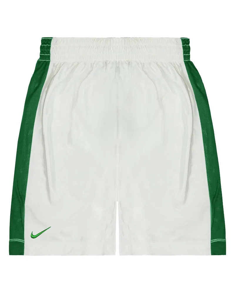 Nike Dri-Fit Supreme Basketball Shorts White Womens Stretch Bottoms 119803 105 Weiß