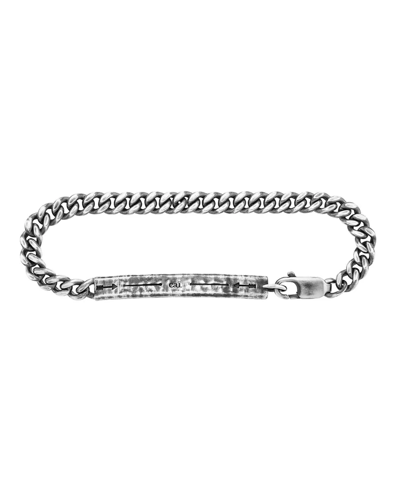 cai Armband 925/- Sterling Silber oxidiert Pfeil 19cm Silber