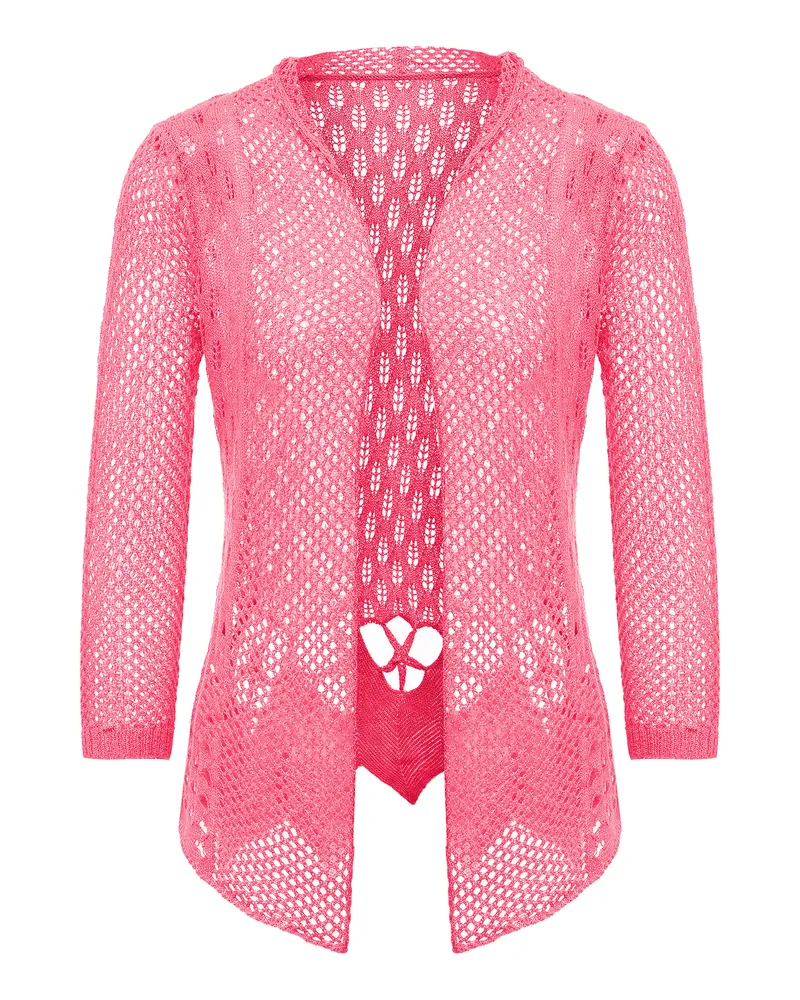 My Mo Strickjacke Frauen Rosa Rosa