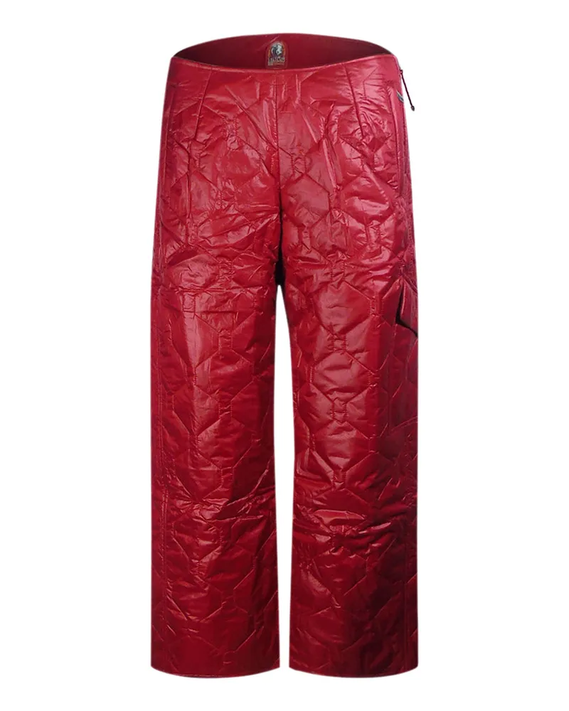 Parajumpers Kawaii Rote dunne gepolsterte Hose Rot