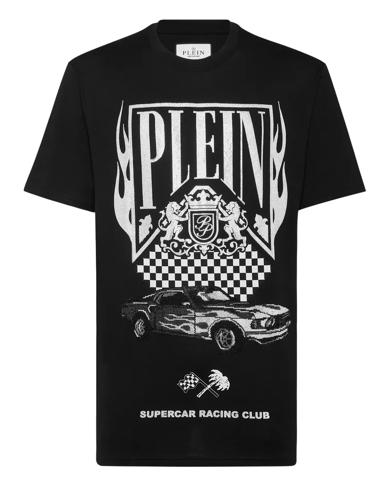 Philipp Plein T-Shirt Racing Schwarz