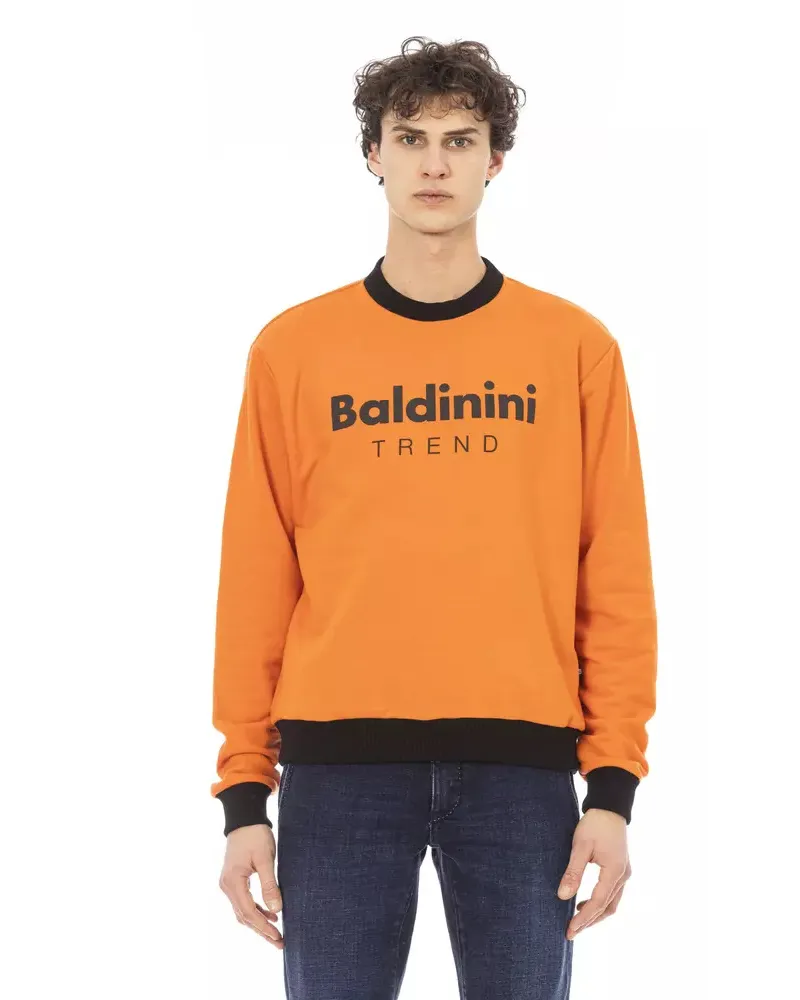 Baldinini Crew Neck Sweatshirt Ba22499 Cognac
