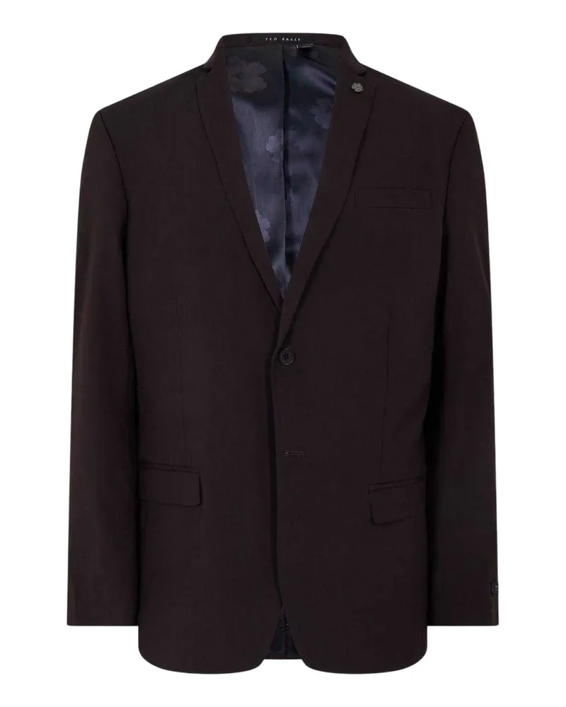 Ted Baker Blazer für Herren, Einreihig (Burgunderrot Bordeaux