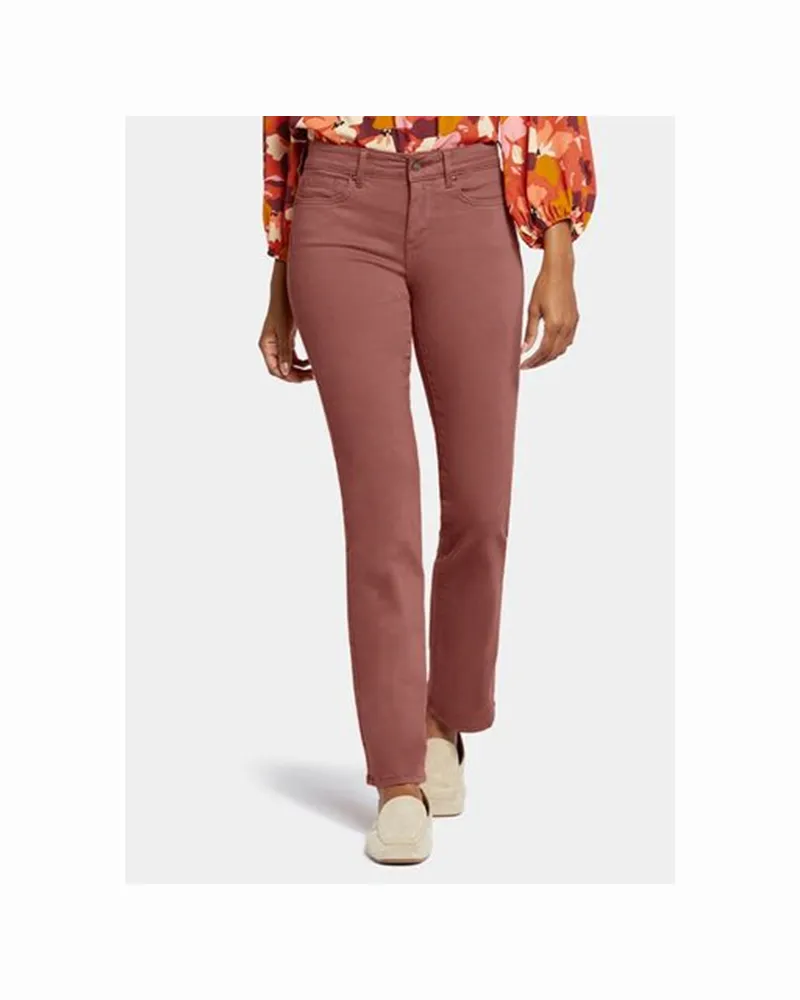 NYDJ not your daughter's Jeans  Marilyn Straight Jeans Orangebrauner Denim | Ingwer Orange