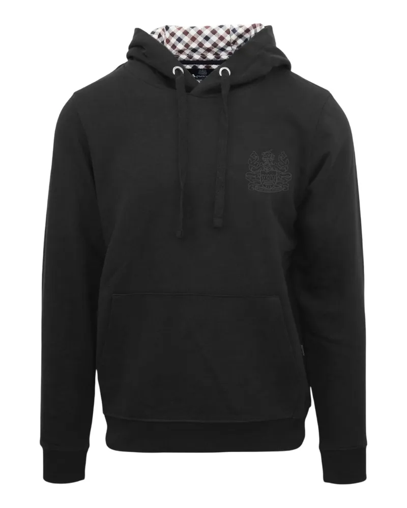Aquascutum Kapuzenpullover für Herren (Schwarz Schwarz