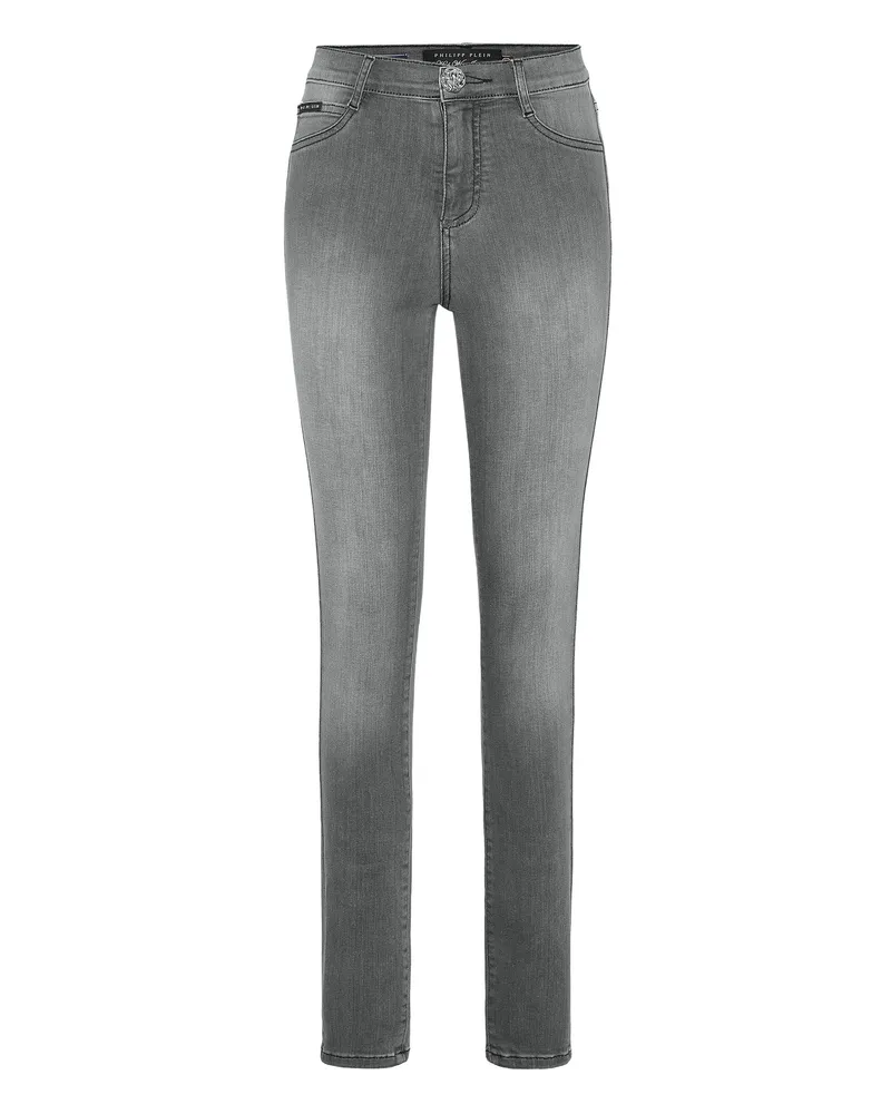 Philipp Plein Jeggings Grau