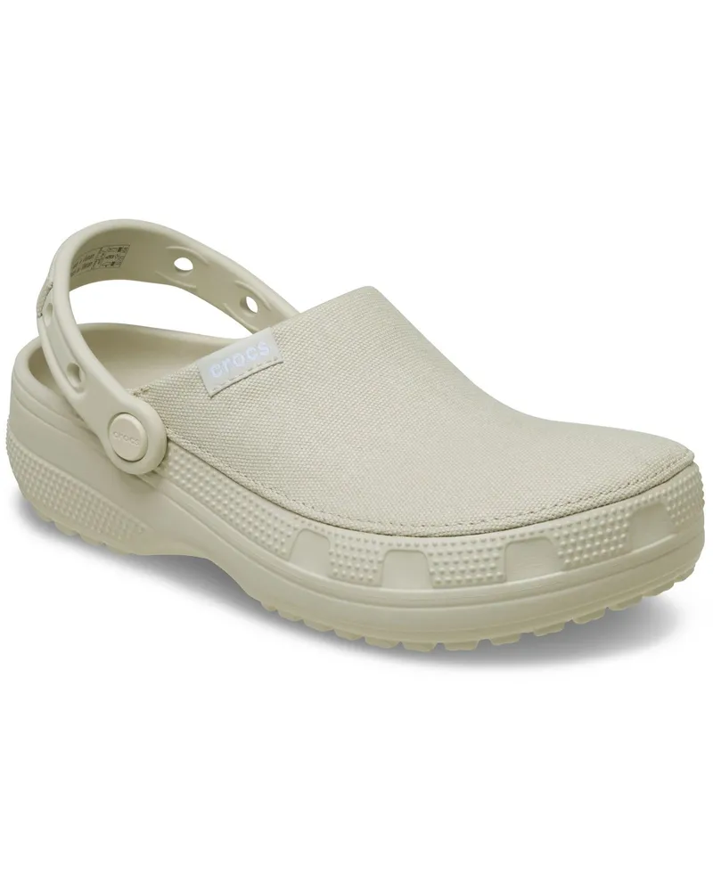 Crocs Classic Crafted Baumwoll Stuck Clogs Weiß