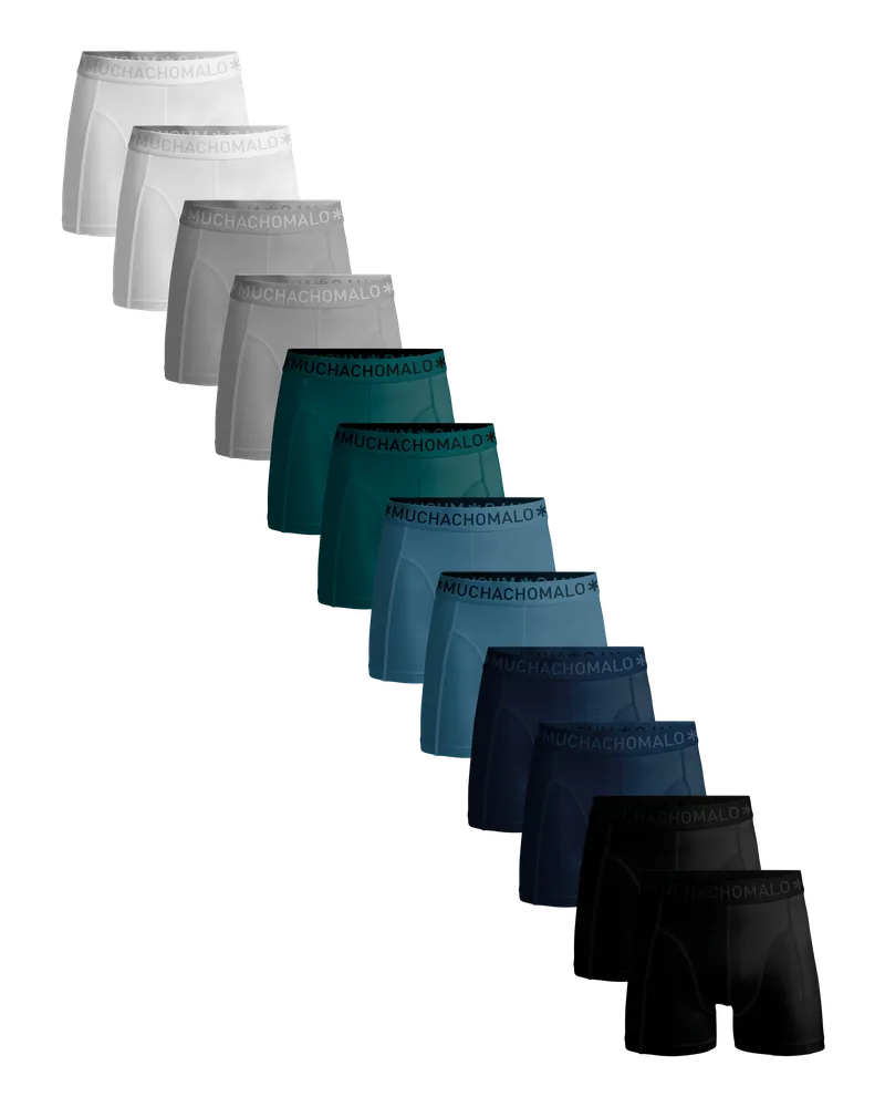 Muchachomalo Herren Boxershorts – 12er-Pack – Herren Unterhosen Mehrfarbig