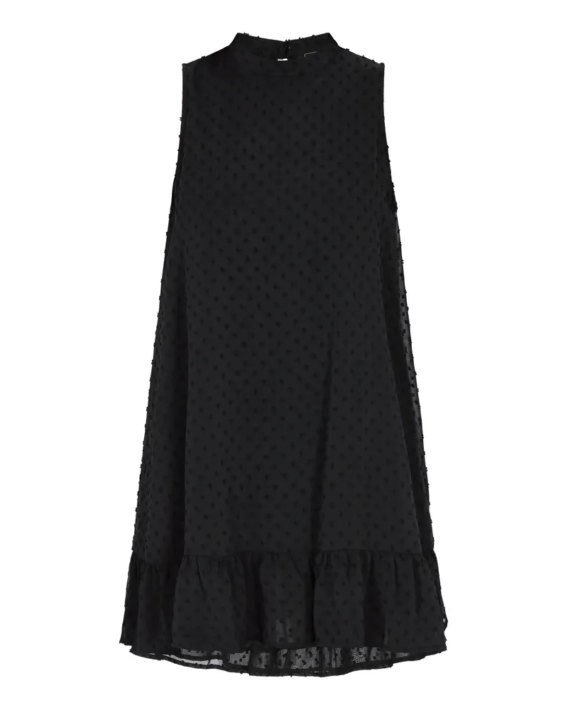 FAINA Kleid Frauen Schwarz Schwarz