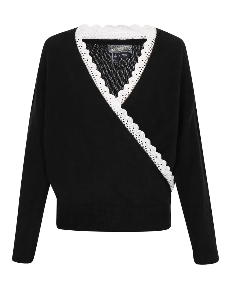 DreiMaster Pullover Frauen Schwarz Schwarz