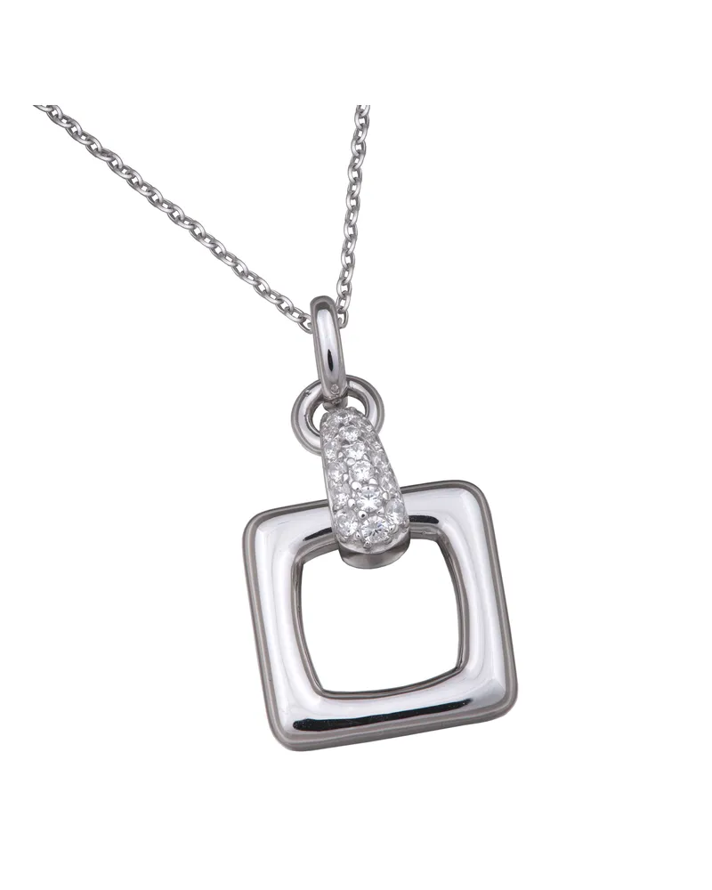Orphelia Damen-Kette aus 925er Sterlingsilber mit Anhänger – Silber ZH-4492 Silber