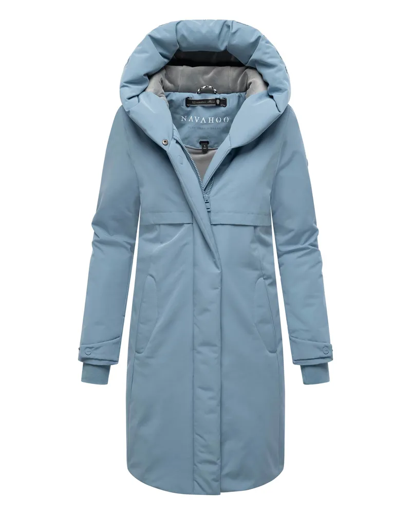 NAVAHOO Domingaa Damen Wintermantel – elegant, warm & funktional Blau