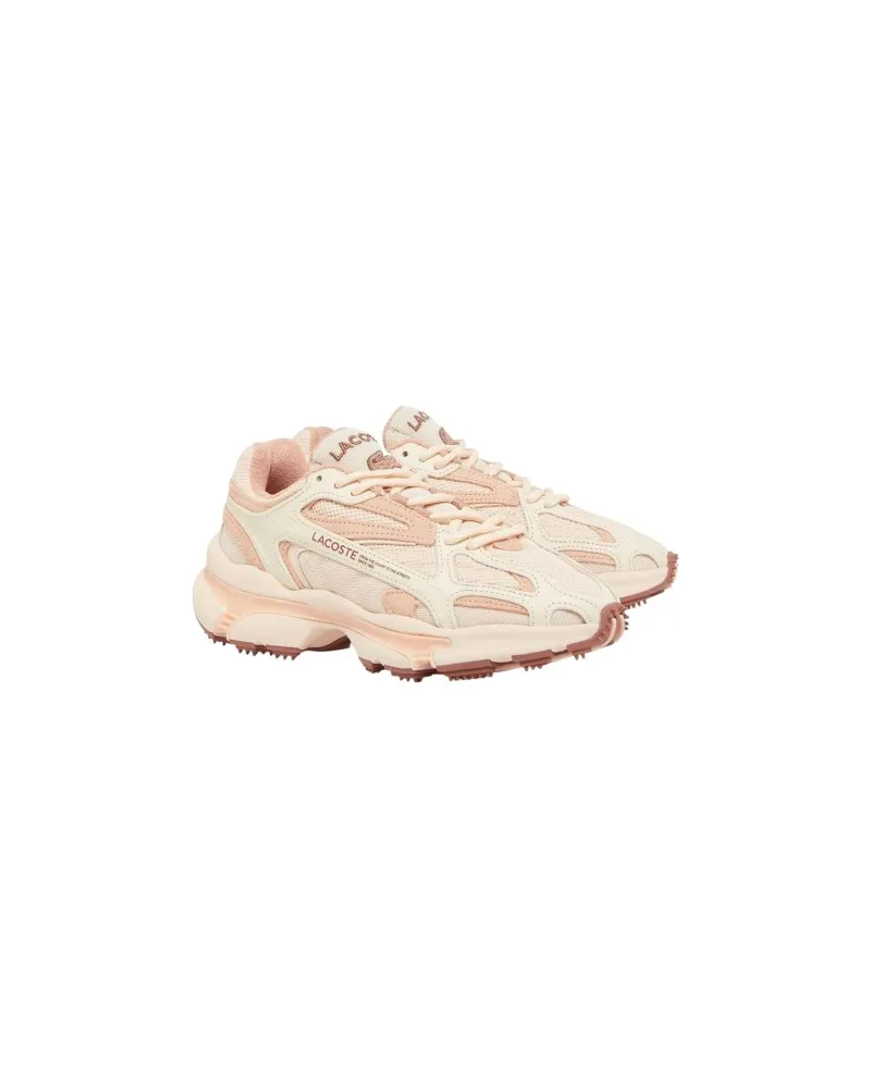 Lacoste L003 2K24" Sneaker für Damen, Wildleder, Klobiger Absatz (Pink Rosa