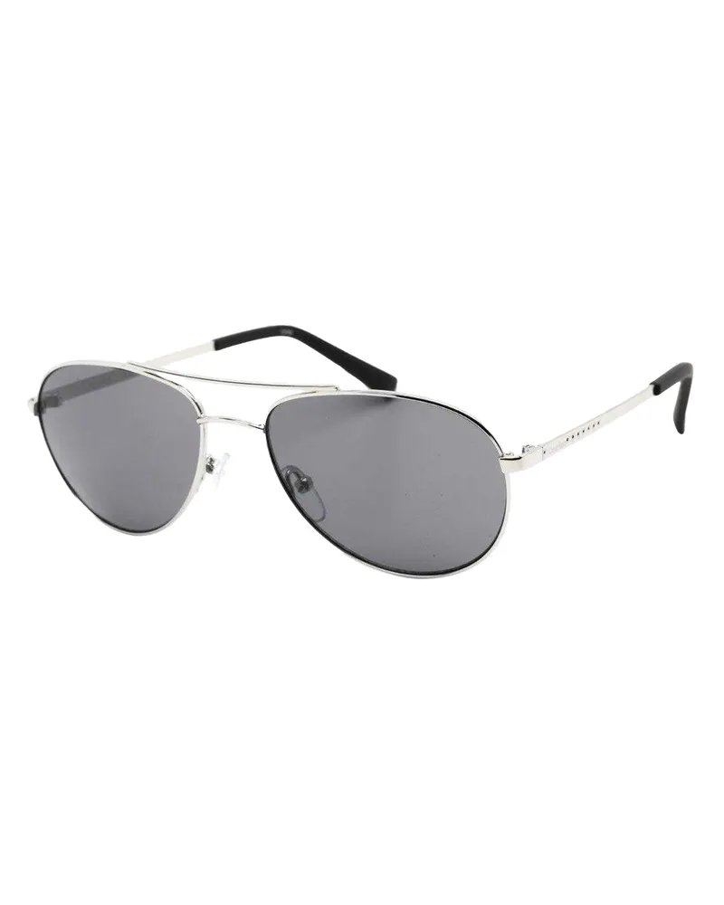 Calvin Klein R165S 045" Sonnenbrille für Herren/Damen Unisex (Silber/Schwarz Silber