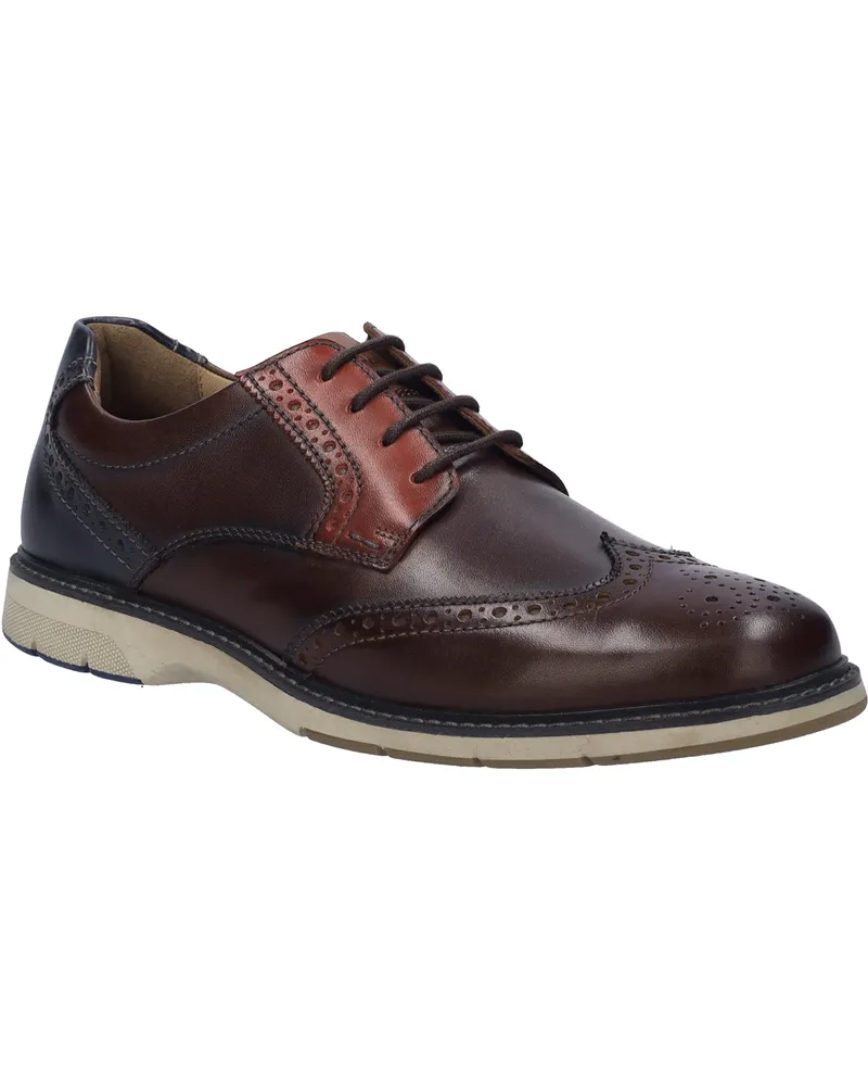 Josef Seibel Herren Halbschuh Stuart 07 in castagne-multi Kastanienbraun