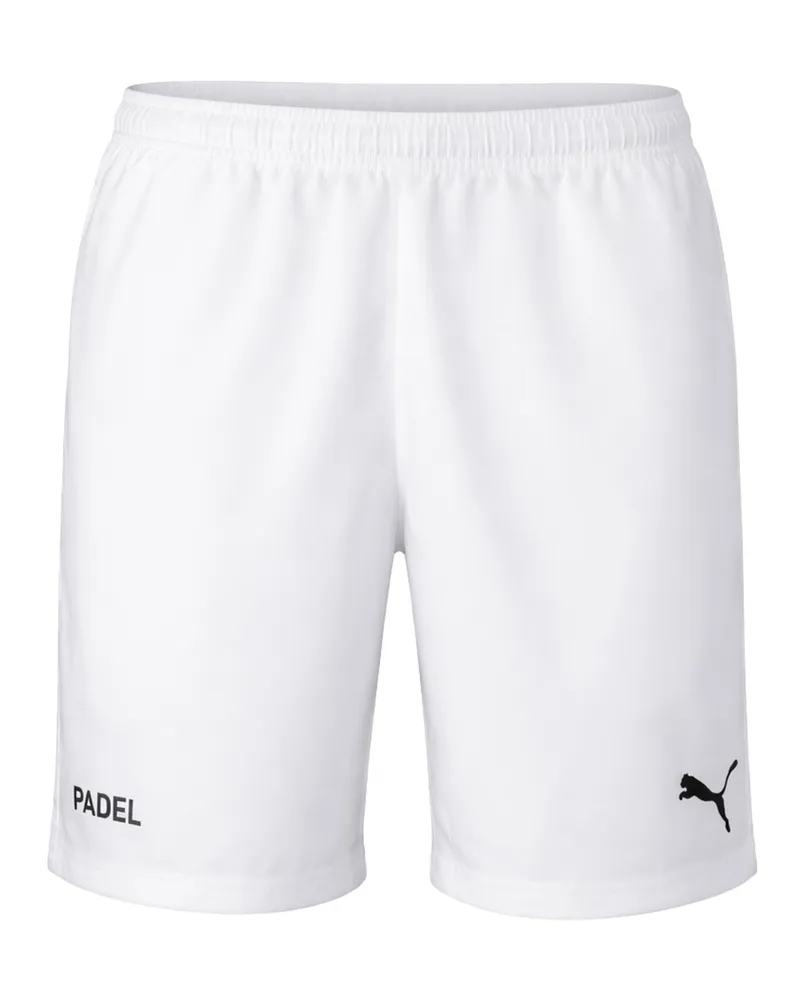 Puma teamLiga 7" Padel-Shorts, Herren - Weiß Weiß
