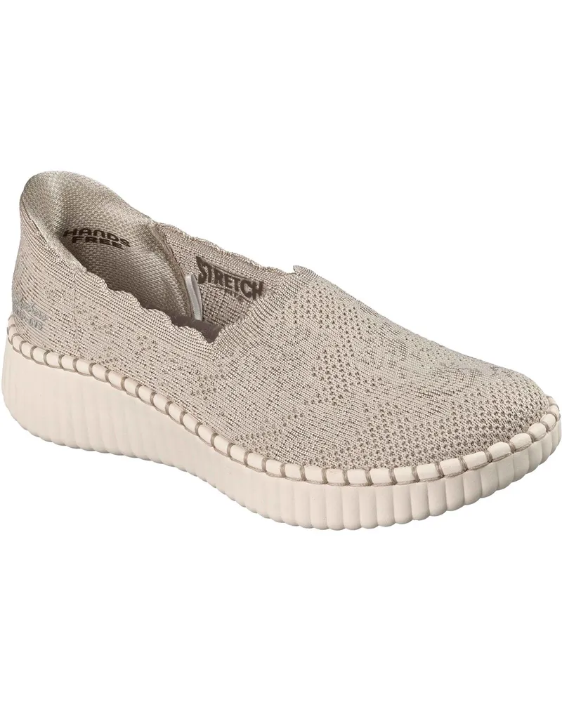Skechers Wilshire Boulevard Polyester Damen Taupe Sneakers Taupe
