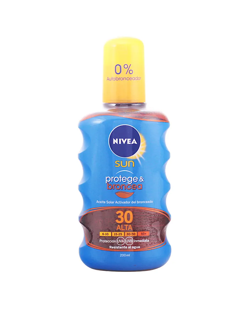 Nivea Sonnenschutz- Und Bräunungsöl Lsf 30, 200 ml 