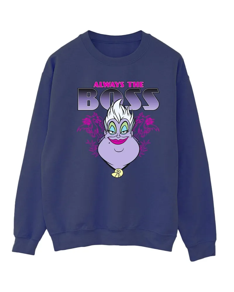 Disney The Little Mermaid Mum Is The Boss" Sweatshirt für Damen (Marineblau Marineblau