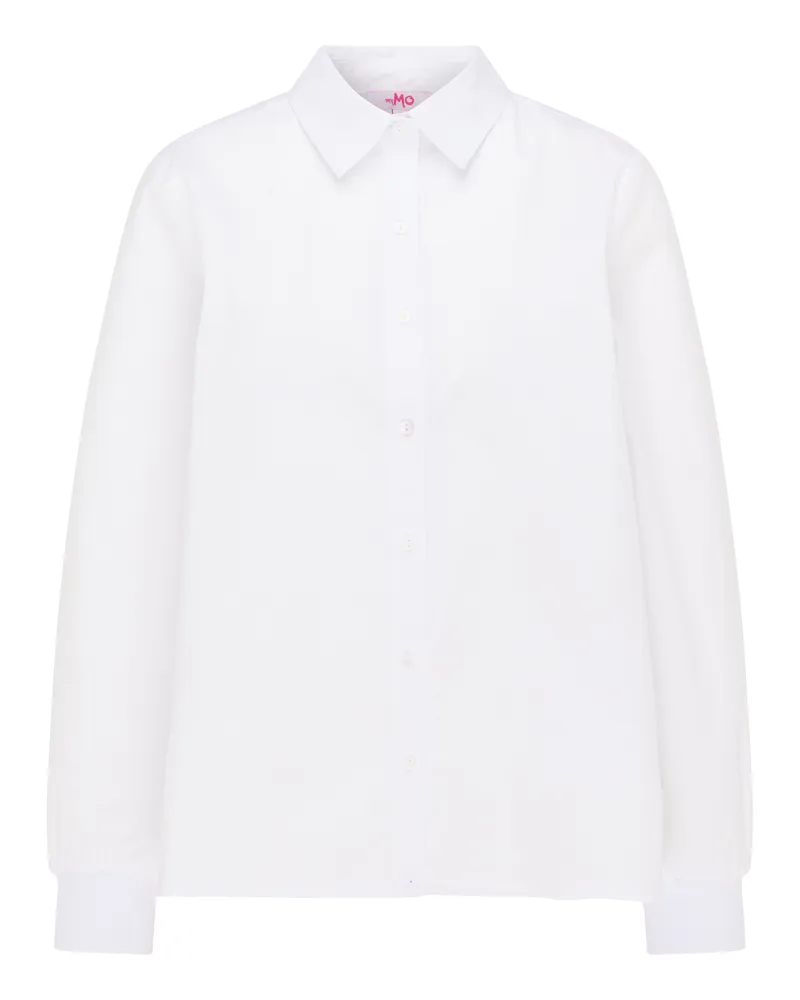 My Mo Bluse Damen weiss Weiß