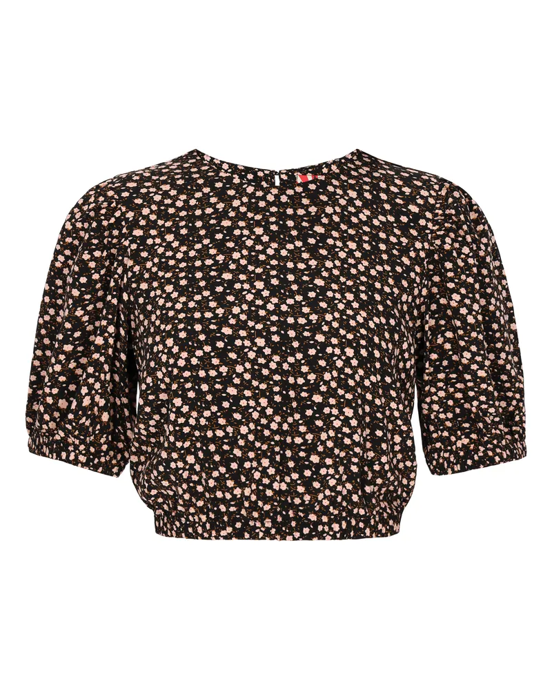 My Mo Bluse Frauen schwarz-weiß Schwarz