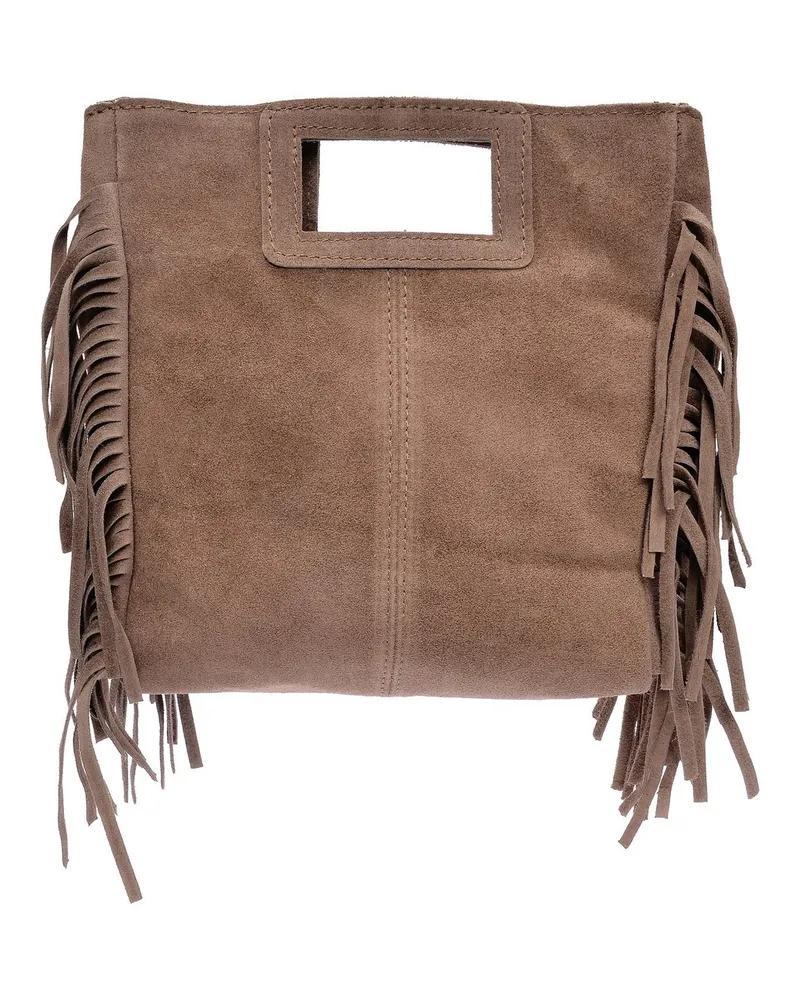 Anna Luchini Beige Rindsledertasche Beige