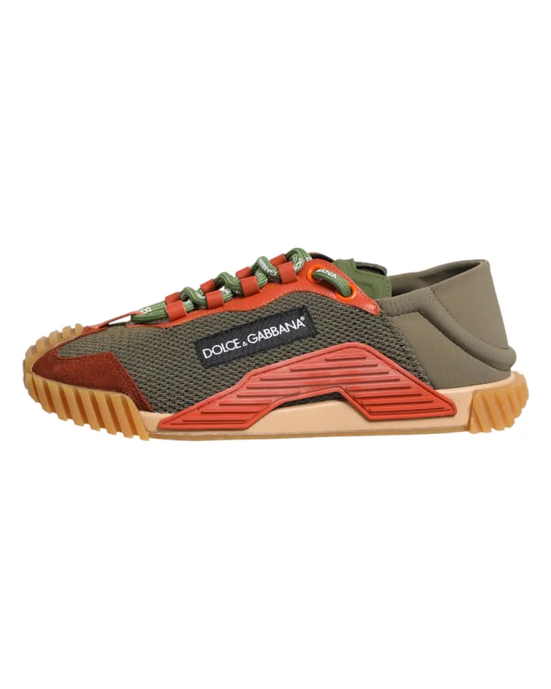 Dolce & Gabbana Mehrfarbige Schnürschuhe NS1 Low Top Sneakers Mehrfarbig