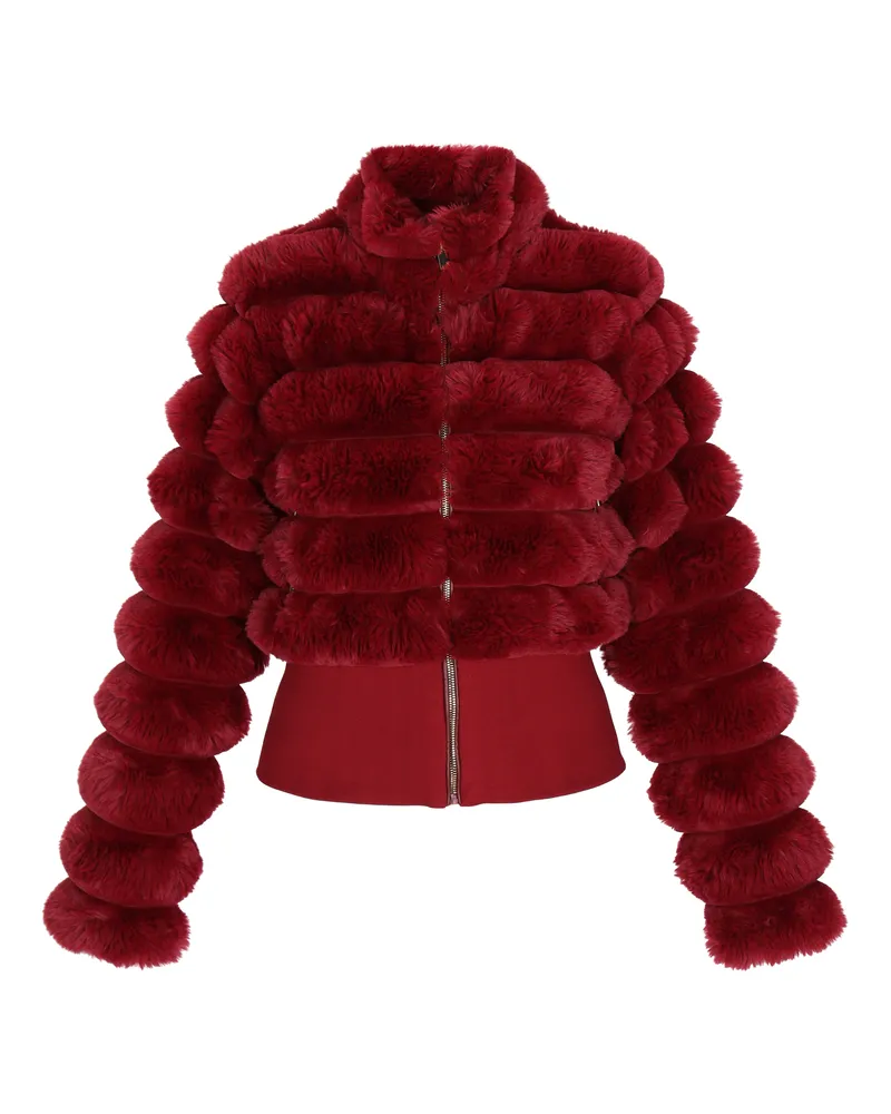 FAINA Jacke Frauen Weinrot Rot