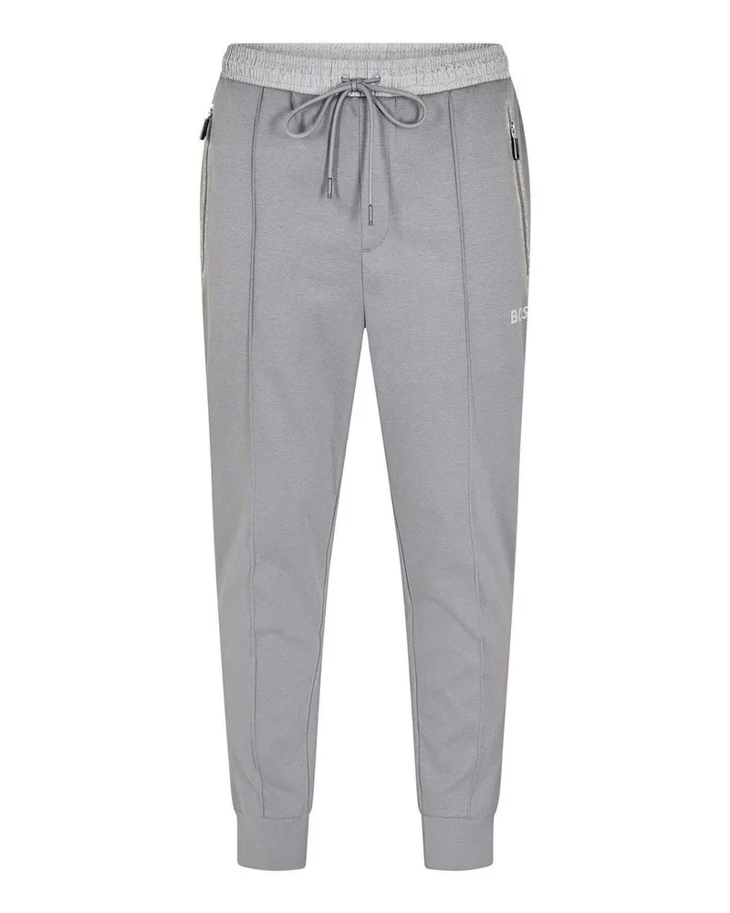 HUGO BOSS Hadiko Mirror" Jogginghosen für Herren (Mittelgrau Grau