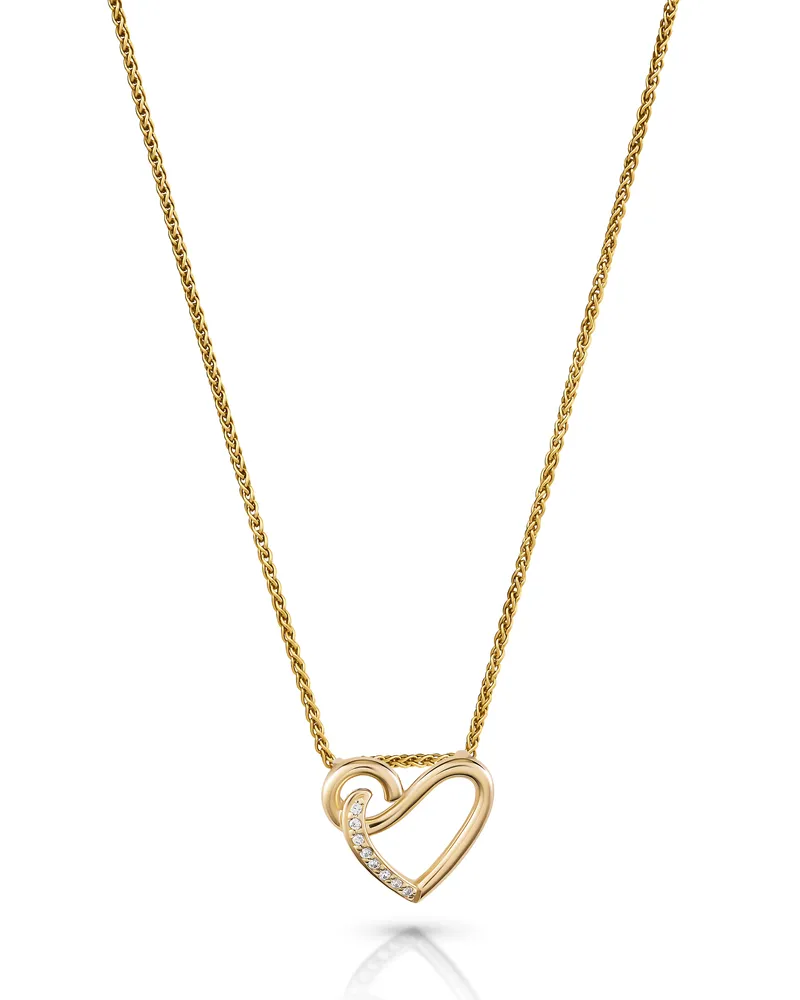 Orphelia Ida' Damenkette mit Anhänger aus 925er Sterlingsilber – Gold ZH-7521/G Gold