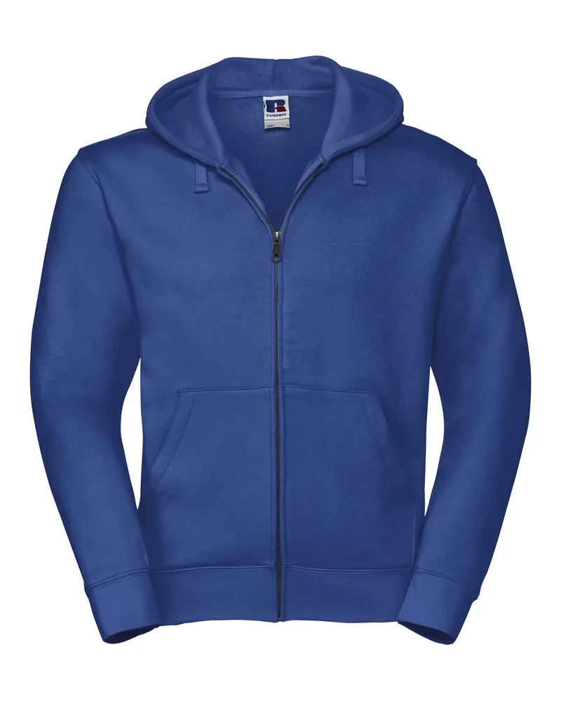 Russell Athletic Russell Mens Authentic Full Zip Hooded Sweatshirt / Hoodie (Bright Royal Marineblau