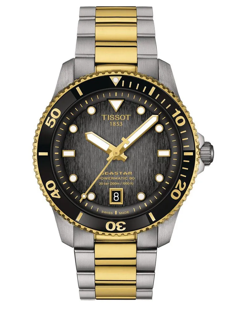 Tissot Seastar 1000 Mehrfarbig Herren Armbanduhr T1208072205100 Mehrfarbig