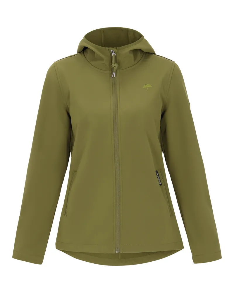 Schmuddelwedda Softshelljacke Frauen Olive Oliv