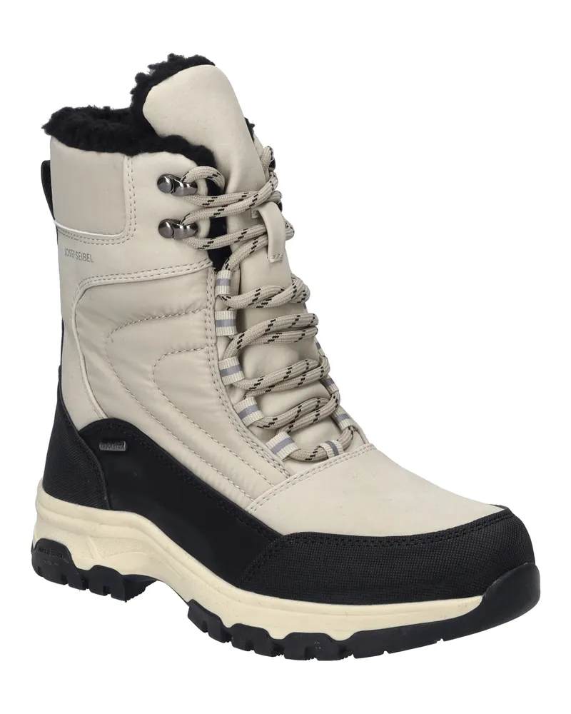 Josef Seibel Damen Stiefel Davos 52 in schwarz-offwhite Schwarz