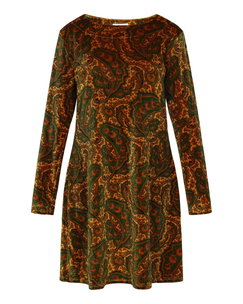 Usha Kleid Frauen gelb mehrfarbig Mehrfarbig
